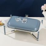 Stainless Steel Buffet - M From Jiwar - Blue + Silver MS Department Store Oman