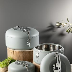 Food Warmer Set From Liqaa - Grey + Silver MS Department Store Oman
