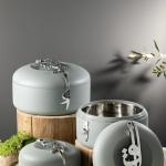 Food Warmer Set From Liqaa - Grey + Silver MS Department Store Oman