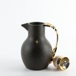 Vacuum Flask For Tea And Coffee From Naqsh - Black + Gold MS Department Store Oman