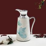 One Vacuum Flask For Tea And Coffee From Veloura - Blue + Silver MS Department Store Oman