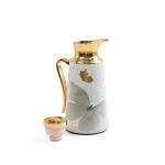 One Vacuum Flask For Tea And Coffee From Veloura - Brown + Gold MS Department Store Oman