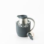 Vacuum Flask For Tea And Coffee From Mirral - Dark Blue + Matt Silver MS Department Store Oman