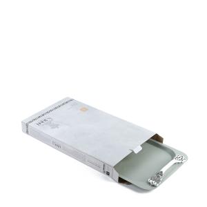 Luxury Servig Tray From Naqsh - Grey + Silver MS Department Store Oman