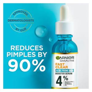 Garnier Skinactive Fast Clear Acne Prone Booster Serum - 30Ml MS Department Store Oman