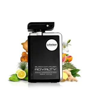 Le Bonheur Black Cavalier Royalty Eau de Parfum 100ml (Unisex) MS Department Store Oman