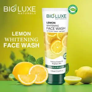 Lemon Whitening Face Wash (Tube)-100Ml MS Department Store Oman