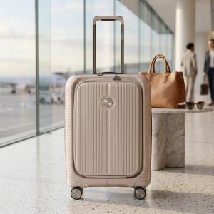 Verage Rome Monti Pp Trolley 4W   20" All With Front Pocket-Champagne MS Department Store Oman
