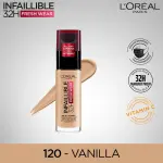Lomu Infalliable 24H Foundation 120 Vanilla MS Department Store Oman