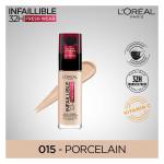 Lomu Infalliable 24H Foundation 015 Porcelain MS Department Store Oman