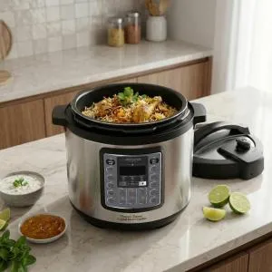 6L Digital Pressure Cooker - Black MS Department Store Oman