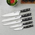 6Pcs Knife Set With Wooden Stand MS Department Store Oman