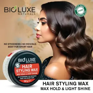 Hair Styling Wax Max Hold & Light Shine-100G MS Department Store Oman