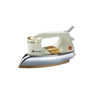 Mebashi Heavy Dry Iron (White;Black) MS Department Store Oman