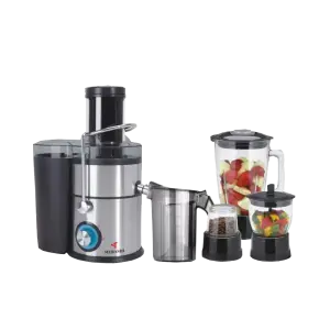 Mebashi 4in1 Juicer & Blende(2.2 L & 1.5 L Jug;Black) MS Department Store Oman