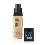 Maybelline Fit Me Foundation Matte Poreless Spf 123 - Lw MS Department Store Oman