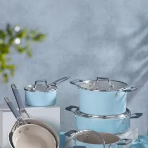 10 Pcs Nubira Series Crystal Ceramic Cookwarenavy MS Department Store Oman