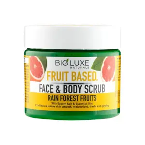 Bioluxe Rainforest Fruit Based Face & Body Scrub 325Ml MS Department Store Oman