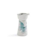 Porcelain Incense Burner Form Veloura - Blue + Silver MS Department Store Oman