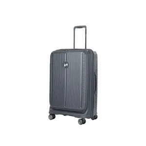 Verage Rome Monti Pp Trolley 4W Spcs  29" All With Front Pocket-Dark Grey MS Department Store Oman