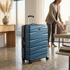 Delsey Trolley Tiphanie Nest 82 Blu MS Department Store Oman
