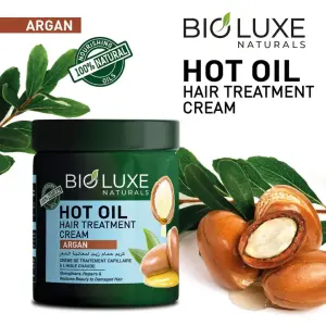 Argan Hot Oil Hair Treatment Cream-1000Ml MS Department Store Oman