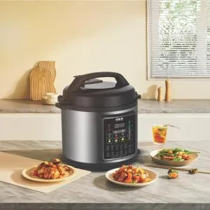 6L Digital Pressure Express Cooker - Grey MS Department Store Oman