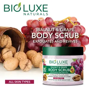 Walnut & Grape Body Scrub-500Ml MS Department Store Oman