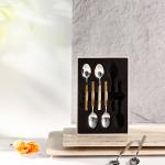 Cutlery Set 6 Pieces From Jiwar - Gold +Silver MS Department Store Oman