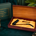 Luxury Wooden Tobacco Pipe Gift Set MS Department Store Oman